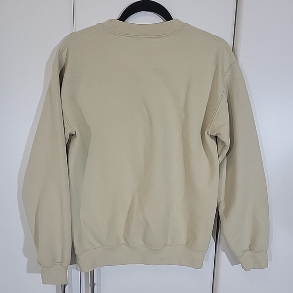 Playboy Bunny Graphic Beige Pullover Small Sweater - Picture 2 of 5